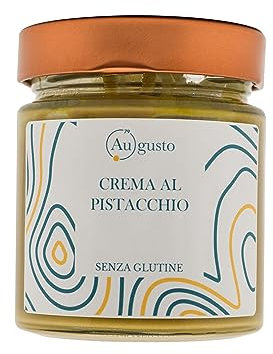 Godeat Crema Pistacchio SPALMABILE - offerta 200 g - Con 50% di Pistacchio - crema Alimentare Senza Glutine