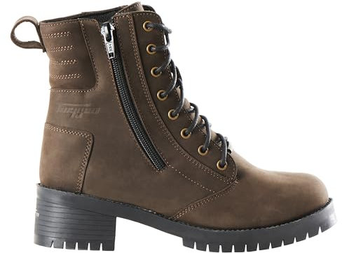 Furygan Janis Lady D3O Scarpe Moto Donna Heritage,Touring,Urban, Marrone, 38 EU