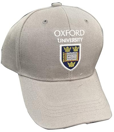 Oxford University Schildgraue Kappe, grau, One size