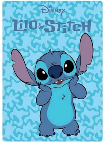 anemone Plaid in pile Sticth Disney 100 x 140 (Stitch A)