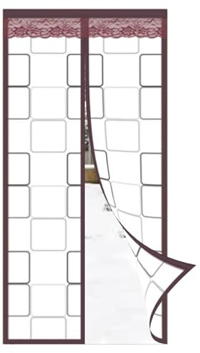 pingping1991 Isolamento Termico Tenda Magnetica per Porte,Tenda di Porta Isolata Fredda di Inverno Insonorizzazione Contro Freddo Antivento per Stanza del Riscaldatore di Aria Condizionata