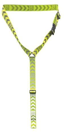 Equetech Vision Hi-Viz Horse & Pony Neckband Breastplate – Reflective Equestrian Safety Gear for Hacking & Road Riding