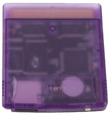 Akozon Flash -Speicherkarte für Gameboy -Farbe - 1000 in 1 Game Video Patrone - 8G Memory Card für Gameboy Advance SP (Transparentes Schwarz) (Transparent weiß) (Transparentes Lila)