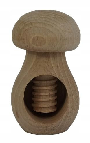 PEEWIT Nussknacker Holz Öffner Mandelsplitter Pilz