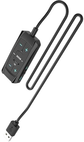 Dcfbkl USB External Sound Card 7.1 Surround Auditory Adapter With Control For PC Gaming Headsets Long Cable External Card