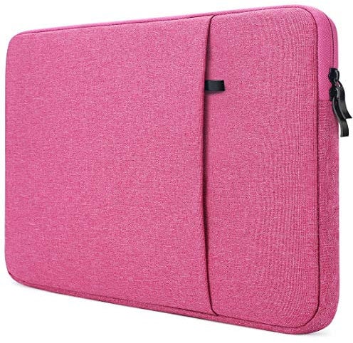 NIDOO 15 Inch Laptop Sleeve Case Protective Bag Cover for 15 MacBook Air M4/ 16 MacBook Pro/Surface Laptop 6/ ThinkBook 16 16p/ ThinkPad E16 L16 T16 Z16/ IdeaPad Slim 5 5i 3i/ XPS 15 16, Rose