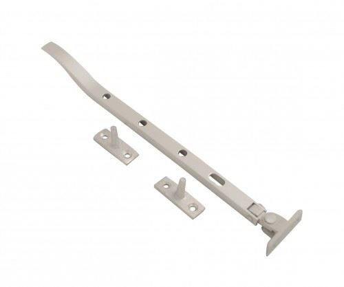 Dzina™ Window Casement Stay 300mm (12 Inch) Satin Aluminium Pack of 12 …