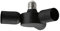 EGLO Adaptador E27 3 portalámparas, Negro