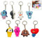 Jzhen 3D Schlüsselanhänger,Cartoon Schlüsselbund Nette,Schlüsselanhänger Kpop Schlüsselanhänger Nette Handtaschen Zubehör Deko für Rucksack/Tasche 8PCS
