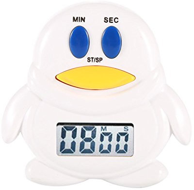 Küchentimer Digital, elektronischer LCD Digital Countdown Timer Koch- und Backhilfe(Pinguin)