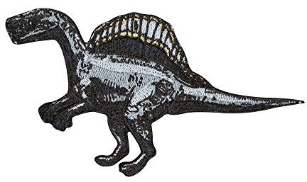 Finally Home Velociraptor Dino Patch zum Aufbügeln | Dinosaurier Patches, Tiere Bügelflicken, Flicken, Aufnäher für Kinder, für Jungen