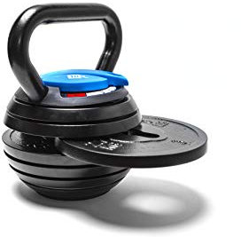 BRAINGAIN Verstellbare Smart Kettlebell 3-18kg | 7-in-1 Kettlebell mit 7 Gewichtsstufen (3kg, 5,5kg, 8kg, 11kg, 13,5kg, 16kg, 18kg) | Platzsparendes Design für das Heimtraining