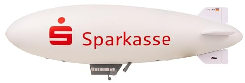 Faller N Luftschiff Sparkasse Luftfahrzeug 1:160 222412, Mittel, Mehrfach, Weiss/Opulenter Garten