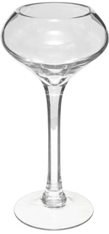 Atmosphera - Photophore sur pied - verre - H30 cm