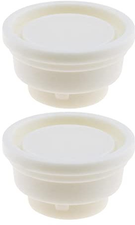 Be In Your Mind 2PCS Pool Ladder Rubber Bumper 39mm Ladder Stopper Cushion Buffer Guard Plug for 42mm Ladder Diameter Swimming Pool Ladder Accessories White