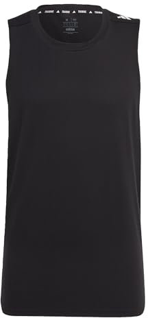 adidas Herren Designed for Training Workout Tank Top, Black, XL