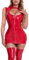 SEAUR Damen Reizwäsche Dessous Sexy Nachtclub Kleid Offener Nacken Catsuit Stehkragen Lederlook Lack Glossy Leder Figurbetonter Bühne Bodycon Turnanzug Leotards