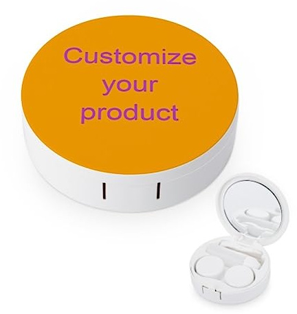 Contenedor De Lentes De Contacto Personalizado Personalizado Contenedor De Lentes De Contacto De Higiene Portátil Contenedor De Viaje Set De Viaje Con Espejo Para Excursiones Diarias Como Viajes