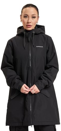 Didriksons Marta-Lisa Damen Parka 2, Größe_Bekleidung_NR:38, Farbe:Black