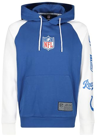 Recovered - Hooded Sweatshirt - Raglan Two Colour - NFL Colts for The Shoe Blue Regular fit