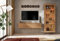 Conjunto de Muebles de televisión como, Roble - Trufa Miel, para Sala de Estar, Dormitorio