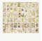Scrapbookpapier 60 Stück Blumen Deko Journaling Papier Scrapbooking Collage Junk Journal Ästhetik Briefpapier Vintage doppelseitiges Papier Bastelpapier(E)