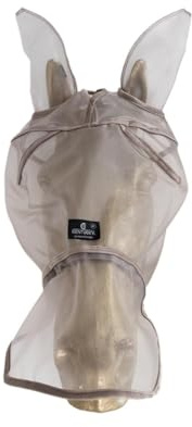 Kentucky - Fliegenmaske Classic mit Ohren und Nase beige Full