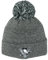 ZHATS Unisex-Erwachsene NHL Officially Licensed Pom Nimbus Grayscale Beanie-Mütze, GRAU, Einheitsgröße