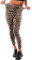 Leafigure Leggings Damen High Waist - Leggins Blickdicht Leopard für Sport Gym Yoga L-XL