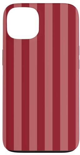 Vertical Stripes Pink Red Preppy Minimal Aesthetic Cute Case for iPhone 13