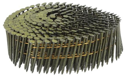 Chiodi di copertura di ndnczdhc 16000, chiodi di rivestimento a spirale 40 rotoli, chiodi a gambo ad anello rotondo 15 gradi, chiodi per rivestimenti a bobina a filo 2,1x38 mm