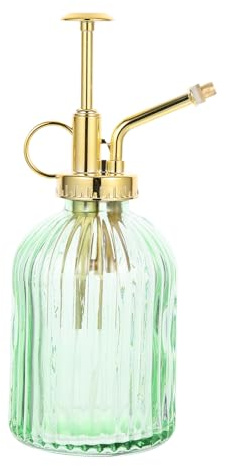 Vintage Glas Sprühflasche 350ml, Grün, für Pflanzen