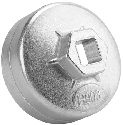 903 Clé à filtre à huile 74 mm avec 14 rainures, capuchons, clé à filtre à huile, en alliage d'aluminium, pour entraînement 1/2, outil de filtre à huile pour Chery, Bora, Golf, Jetta, Fiat, Santana