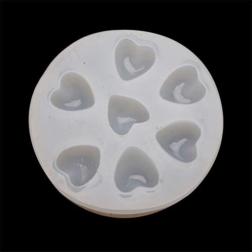 Lodoot 3D-Form in Herzform, Epoxidharz, Silikonform, Schmuckherstellung, Herz, Seife, Wachs, Kerzen, Schokolade, Formen, Bastelwerkzeuge