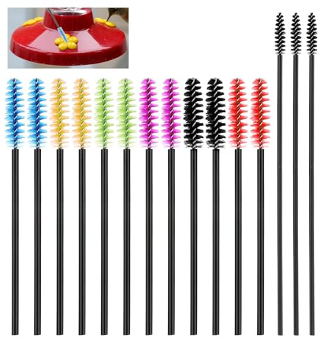 21 Pcs Bird Feeder Cleaning Brush, Small Brushes Bird Feeder Cleaning Kit | Cleaning Brush for Bird Feeders, Bottles Jars Keyboards Kettles, Portable