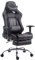 Silla Racing XL Limit Tapizada en Cuero sintético I Silla Gaming con Soporte Metal Cromado I Silla Oficina con Ruedas I Silla Gamer Regulabl, Color:Negro/marrón, Reposapiés:con reposapiés