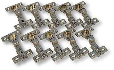 Lot de 10 x Ferrari Pot bande moyen Butée 26 mm Charnière Charnières Charnière ressort
