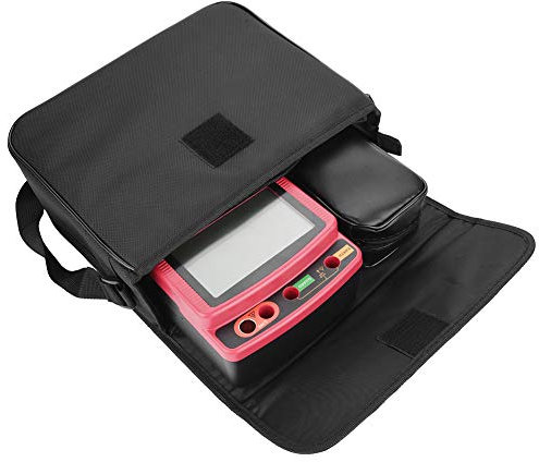 Multimetro megaohmmetro portatile ad alta tensione, tester di resistenza di isolamento digitale 500V / 1000V / 2500V / 5000V, tester del rapporto di assorbimento dell'indice di polarizzazione, con dis