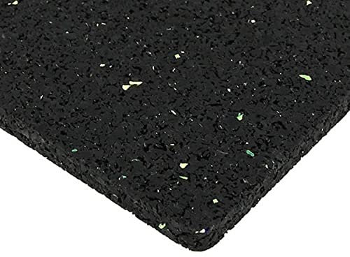 Systafex® Unterlegmatte Bautenschutzmatte Bodenschutzmatte für Fitnessgeräte Bodenmatte 6mm 125x100 cm