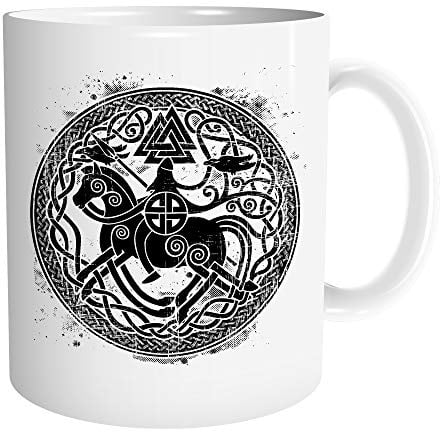 Uglyshirt89 Nordmann Tasse | Kaffeetasse Teetasse Geschenk Odin Wikinger Valhalla Vikings