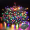 GlobaLink Christmas Fairy Lights Battery Powered, 40M/131FT 300LEDs Outdoor Christmas Lights, Waterproof Led String Lights with Timer & 8 Modes for Indoor Garden Wedding Party Decorations - Multicolor