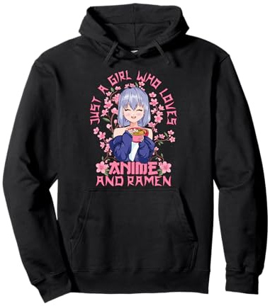 Anime et Ramen - Sakura kitsch Fleurs de cerisier japonaises Sweat à Capuche