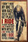 Poster mit Aufschrift I Don't Ride My Bike To Win Races, 20,3 x 30,5 cm
