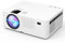 DRJ 5G WiFi 4K Projector 8500 Lumens Native 1080p Full HD LCD Projector for Outdoor Movies Wireless Mirroring / 4K / Smartphone / TV Stick / HDMI / USB Supported [120 Projector Screen Included)