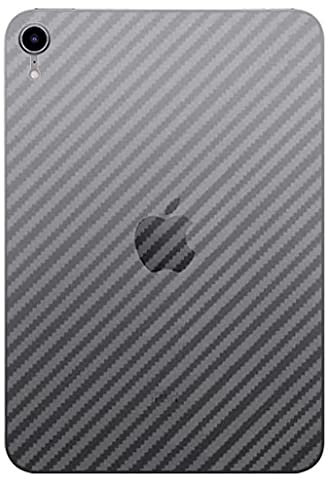 for iPad Mini 6 2021 Back Screen Protector 3D Carbon Fiber Ultra Thin Protective Film-2 Packs-Transparent