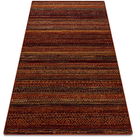rugsx Wollteppich für Wohnzimmer, Schlafzimmer, traditionell Omega Baku Rot 135x200 cm