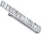 Kuzzoi Herren Krawattennadel kunstvoll strukturiert, Krawattenklammer (5 mm) poliert für normale Krawatten aus 925er Sterling Silber, Krawattenschmuck für Männer mit geriffelten Details