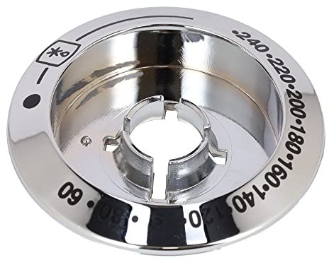 sparefixd Knob Bezel, Silver to Fit Belling Oven
