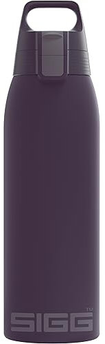 SIGG - Gourde Isotherme 1L - Shield Therm One Nocturne - Rando, Fitness, Yoga - Convient Aux Boissons Gazeuses - Étanche - Passe Au Lave Vaisselle - Sans BPA - Acier Inoxydable 90% Recyclé - Violet