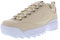 FILA Disruptor Ii Premium Bequeme Sneaker für Damen, Beige / Weiß, 41.5 EU